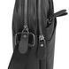 Мужская кожаная сумка через плечо маленькая черная Tiding Bag A25F-8017A Черный