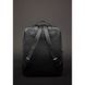 Натуральная кожаный городской рюкзак на молнии Cooper, нуар - черный Blanknote BN-BAG-19-noir