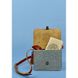 Бохо-сумка Лілу фетр сірчаний + коричнева шкіра коньяк Blanknote BN-BAG-3-felt-k