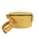 Натуральна шкіряна поясна сумка жовта вінтажна Blanknote TW-BeltBag-yell-crz
