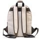 Мужcкой рюкзак кожа и канвас слоновая кость для ноутбука TARWA RCj-7273-3md Бежевый