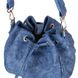 Жіноча сумка з якісного шкірозамінника LASKARA (Ласкарєв) LK10195-denim-blue Синій