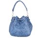 Женская сумка из качественного кожезаменителя LASKARA (ЛАСКАРА) LK10195-denim-blue Синий