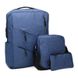 Чоловічий рюкзак + сумка CV1580 Синій
