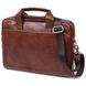 Кожаная мужская сумка для ноутбука Vintage 20470 Коричневый