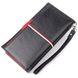Практичний гаманець-клатч із натуральної шкіри KARYA 21183 Чорний
