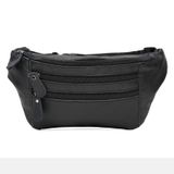 Мужская кожаная сумка Borsa Leather K102-black фото