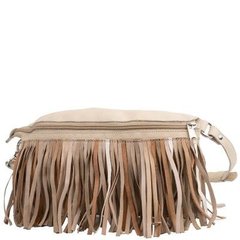 Женская дизайнерская кожаная поясная сумка GALA GURIANOFF (ГАЛА ГУРЬЯНОВ) GG1123-12 Бежевый