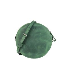 Женская кожаная мини-сумка Bubble зеленая винтажная Blanknote TW-Babl-green-crz