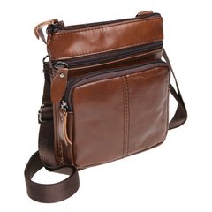Мужская кожаная сумка Keizer K1701-brown