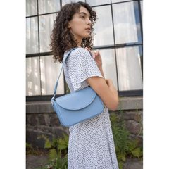 Жіноча шкіряна сумка Molly блакитна Blanknote TW-Molly-blue