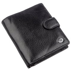 Небольшой кожаный кошелек для мужчин ST Leather 18832 Черный
