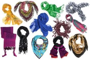 Как стильно можно завязать шарфы и платки