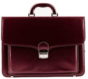 Мужской портфель из искусственной кожи AMO Польша SST07 bordo