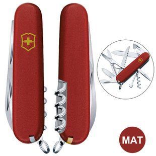 Складной нож Victorinox HUNTSMAN MAT 15 функций Красный 1.3713.M0008p