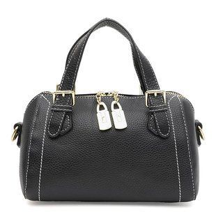 Сумка жіноча шкіряна Borsa Leather K11331bl-black