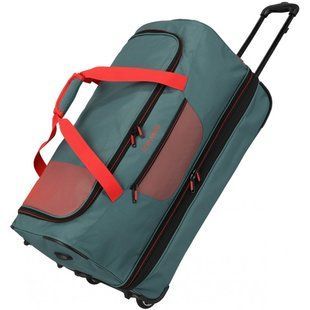 Дорожная сумка на колесах Travelite BASICS Green-Orange Зеленый TL9000276-82