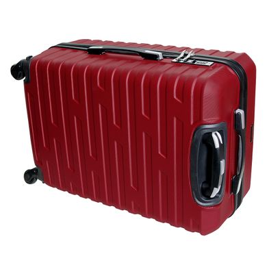 Дорожня валіза середнього розміру Costa Brava 24" Vip Collection бордова Costa.24.Bordo
