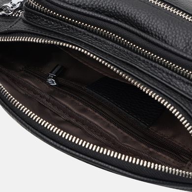 Mужская кожаная сумка на пояс Ricco Grande K16292bl-black