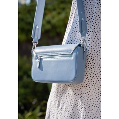 Жіноча шкіряна сумка Molly блакитна Blanknote TW-Molly-blue