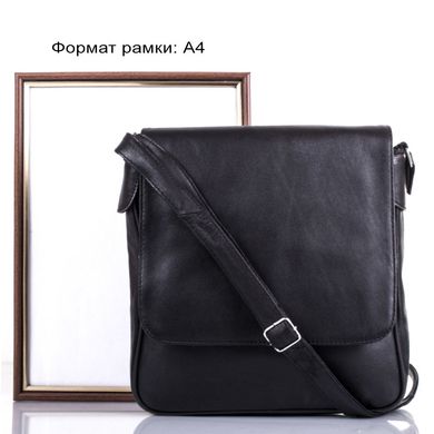 Жіноча шкіряна сумка-почтальонка TUNONA (ТУНОНА) SK2407-2 Чорний