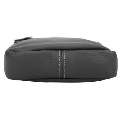 Мужская кожаная сумка Borsa Leather 1t1026m-grey