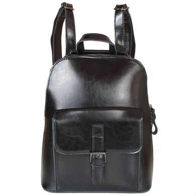 Женский кожаный рюкзак ETERNO (ЭТЕРНО) RB-GR-830A-BP Черный