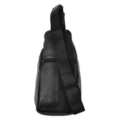 Мужская кожаная сумка-рюкзак Keizer K118-black