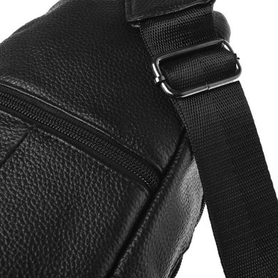Чоловіча шкіряна сумка-рюкзак Keizer K118-black