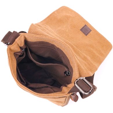 Функциональная мужская сумка из текстиля 21268 Vintage Коричневая