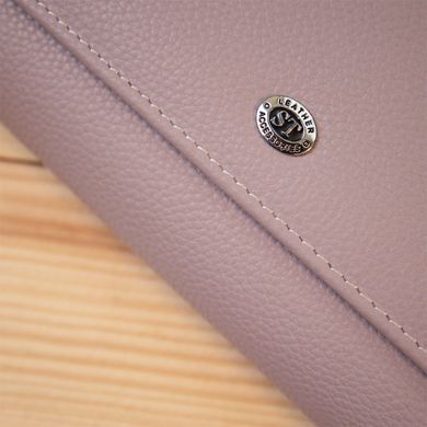 Красивый женский кошелек из натуральной кожи ST Leather 19385 Светло-розовый