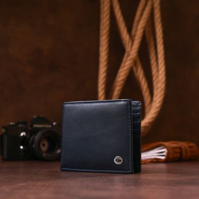 Мужской кошелек ST Leather 18303 (ST159) кожаный Синий