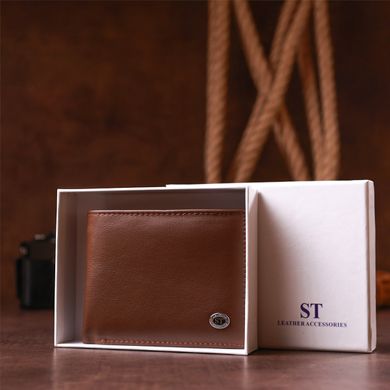 Мужской кошелек ST Leather 18353 (ST-1) НОВИНКА Коричневый