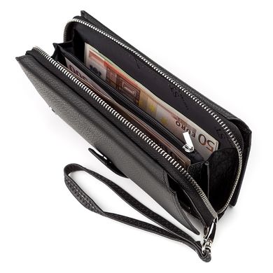 Чоловічий гаманець ST Leather 18453 (ST128) стильний Чорний
