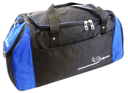 Спортивна сумка 59 л Wallaby 447-3 чорний з синім
