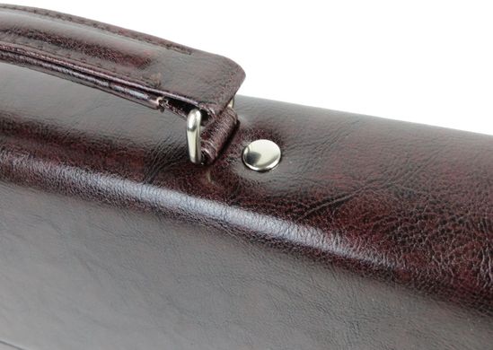 Невеликий діловий портфель зі штучної шкіри Exclusive 713400 коричневий