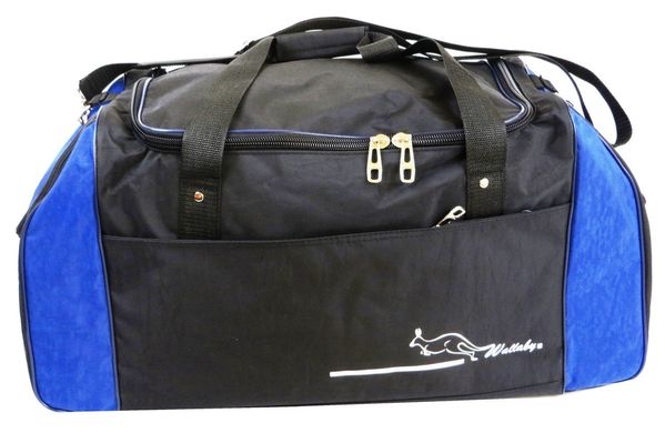Спортивная сумка 59 л Wallaby 447-3 черный с синим