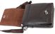 Мужская кожаная сумка, планшетка через плечо Giorgio Ferretti коричневая