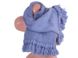 Светло-синий шерстяной шарф для женщин ETERNO ES0206-13-blue, Голубой