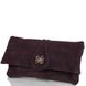 Жіноча сумка-клатч з якісного шкірозамінника і натуральної замші ANNA & LI (АННА І ЛІ) TU13784-brown Коричневий