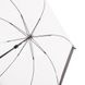 Зонт-трость женский механический FULTON (ФУЛТОН) FULL041-Black-White Прозрачный