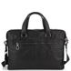 Кожаная сумка для ноутбука черная Tiding Bag SM13-8874A Черный