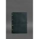 Натуральный кожаный блокнот А4 на кольцах (софт-бук) 9.0 в мягкой обложке зеленый Crazy Horse Blanknote BN-SB-9-A4-soft-iz