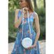 Натуральная кожаная круглая женская сумка Бон-Бон белая Blanknote BN-BAG-11-light