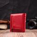 Яркий женский кошелек из натуральной кожи ST Leather 19465 Красный