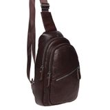 Мужской кожаный рюкзак Borsa Leather K1330-brown фото