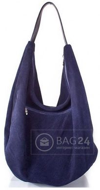 Елітна сумка з натуральної замші GALA GURIANOFF GG1248-navy, Синій