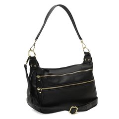 Жіноча шкіряна сумка Borsa Leather K1213-black