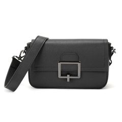 Невелика жіноча сумочка через плече Firenze Italy F-IT-1025A Чорний