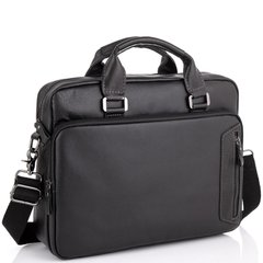 Мужская кожаная сумка для ноутбука Allan Marco RR-4011A Черный